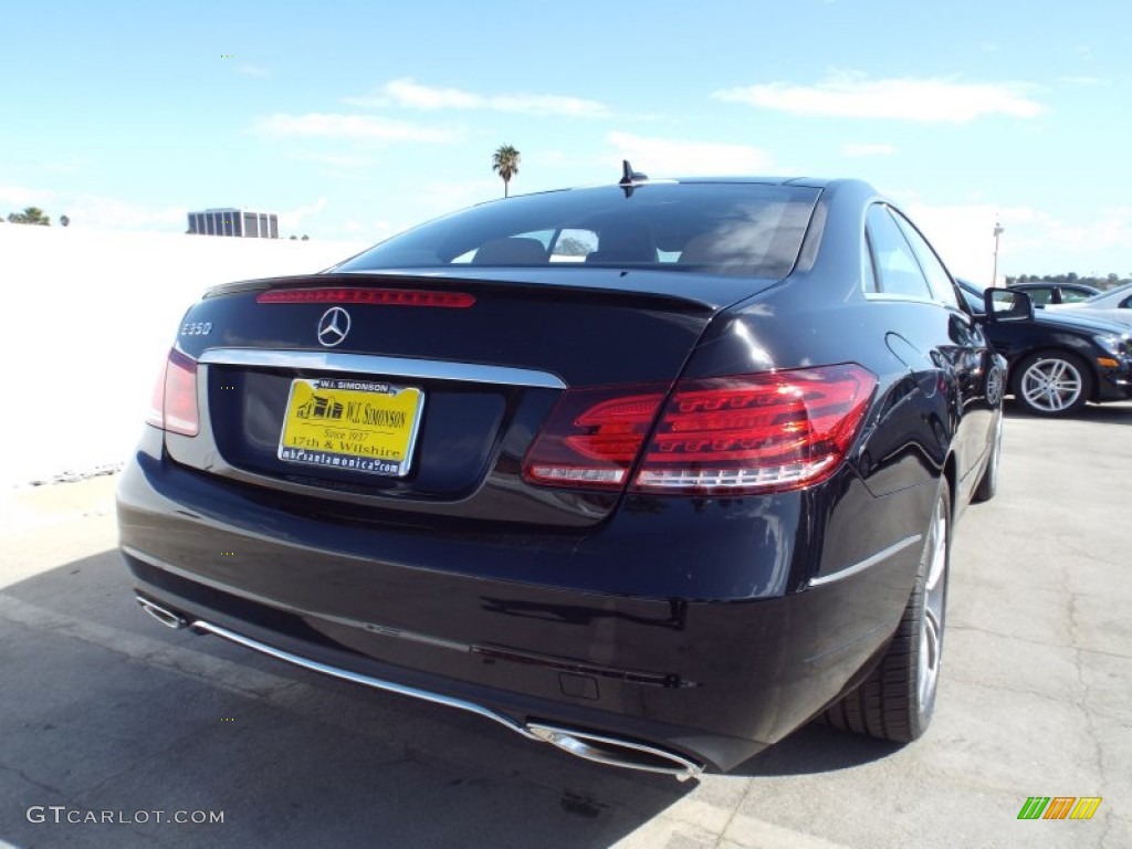 2014 E 350 Coupe - Black / Natural Beige/Black photo #4