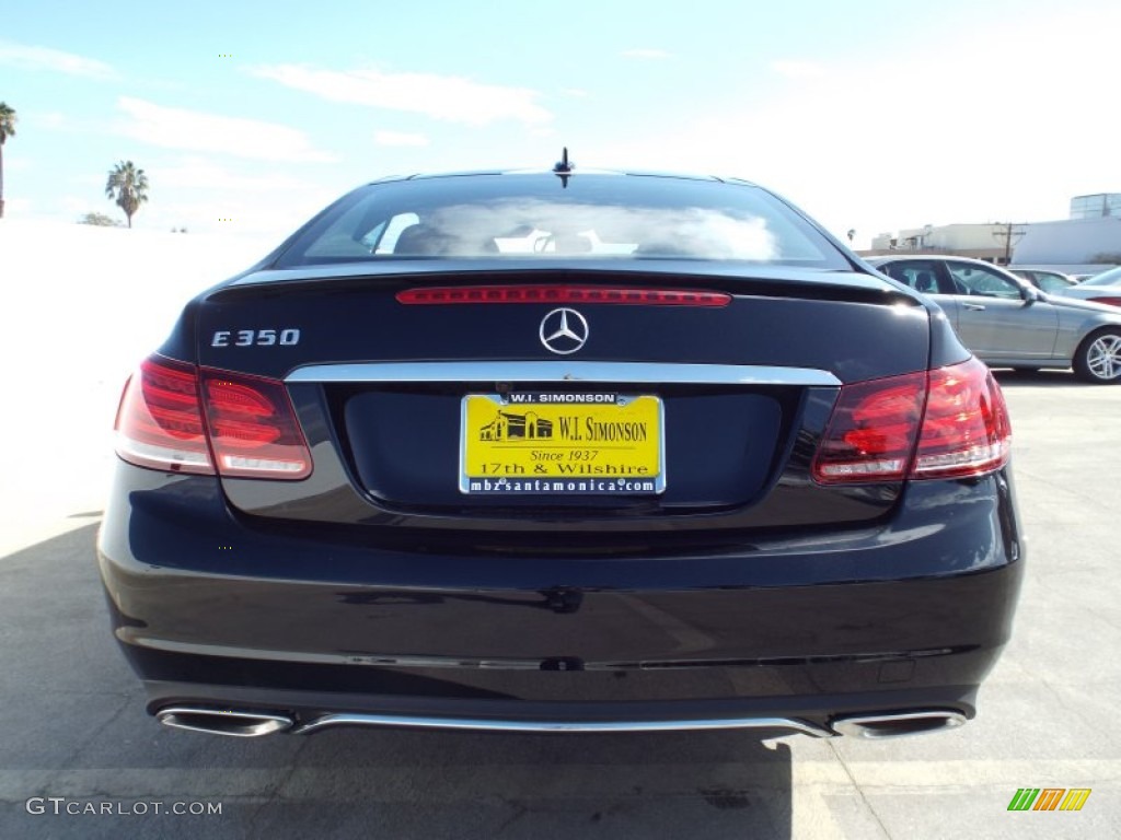 2014 E 350 Coupe - Black / Natural Beige/Black photo #5