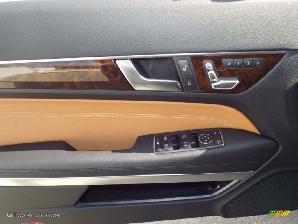 2014 E 350 Coupe - Black / Natural Beige/Black photo #6