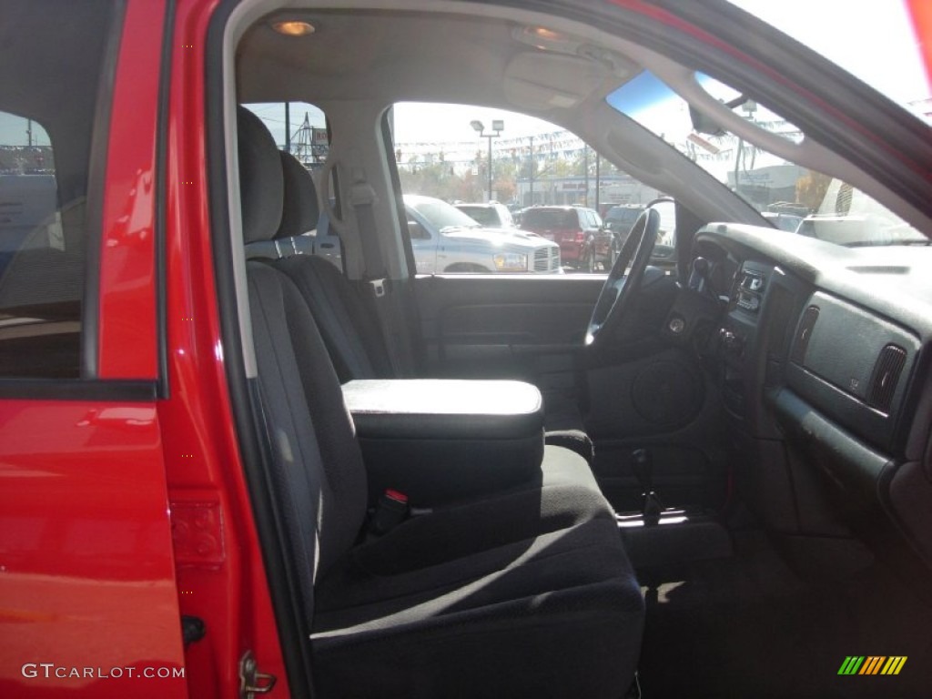 2003 Ram 1500 SLT Quad Cab 4x4 - Flame Red / Dark Slate Gray photo #7