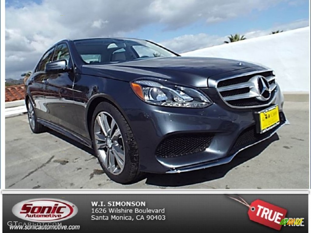 2014 E 350 Sport Sedan - Steel Gray Metallic / Gray/Dark Gray photo #1