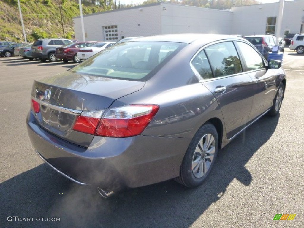 2014 Accord LX Sedan - Modern Steel Metallic / Gray photo #3