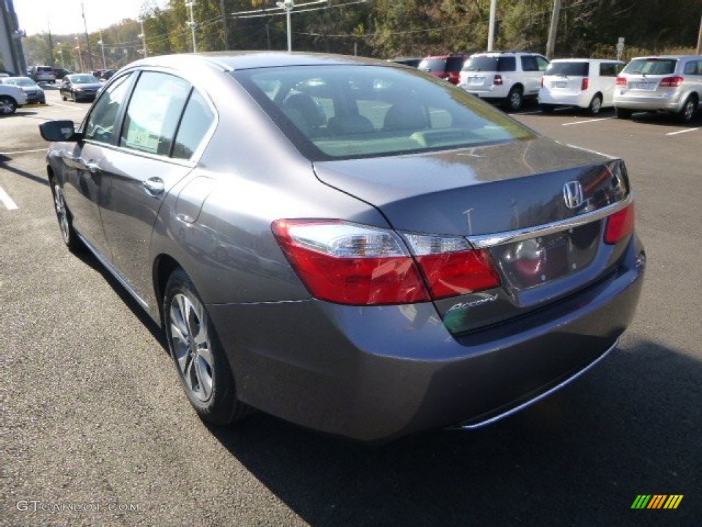 2014 Accord LX Sedan - Modern Steel Metallic / Gray photo #5