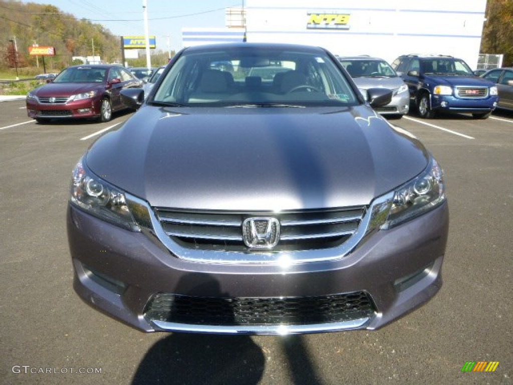 2014 Accord LX Sedan - Modern Steel Metallic / Gray photo #8