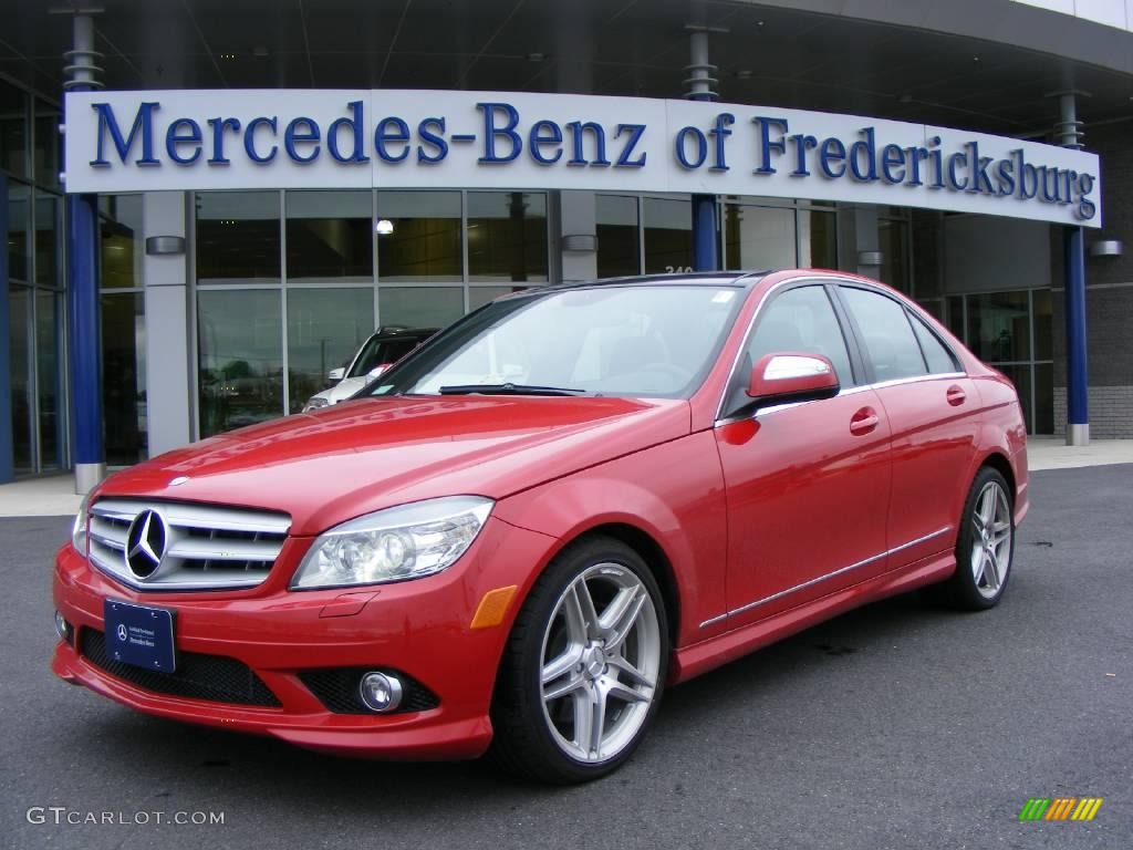 2008 C 350 Sport - Mars Red / Black photo #1