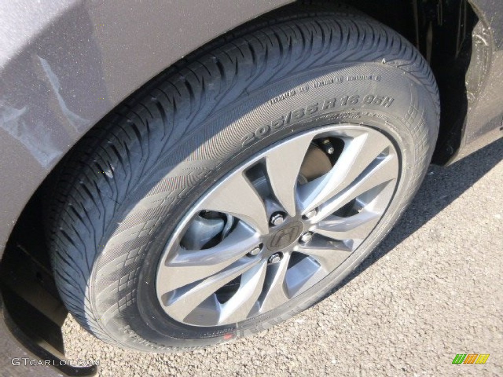 2014 Accord LX Sedan - Modern Steel Metallic / Gray photo #9