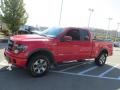 2013 Race Red Ford F150 FX4 SuperCab 4x4  photo #5