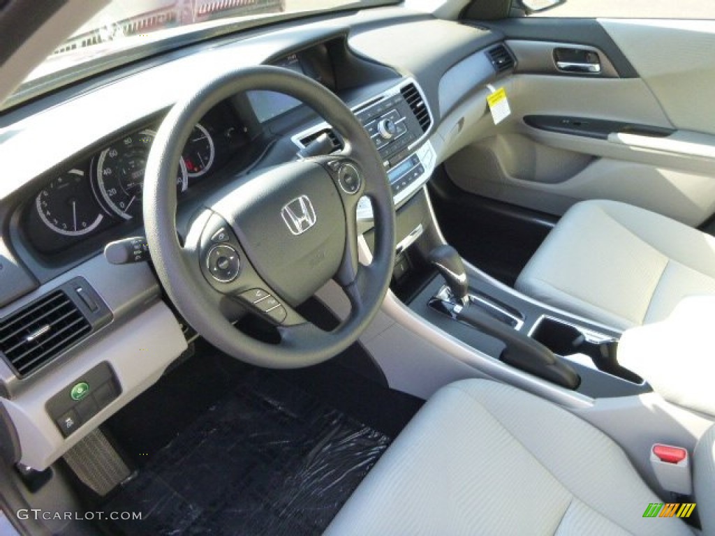 2014 Accord LX Sedan - Modern Steel Metallic / Gray photo #15