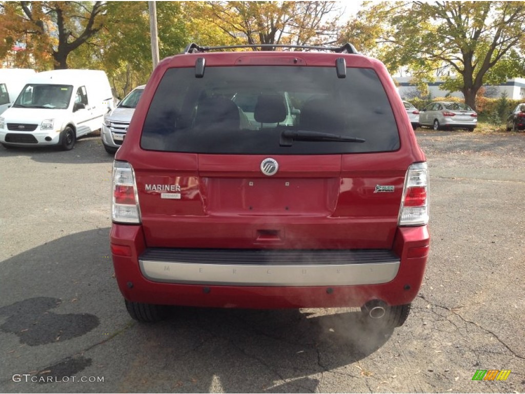 2010 Mariner V6 Premier 4WD - Sangria Red Metallic / Black photo #6