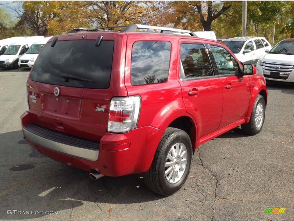 2010 Mariner V6 Premier 4WD - Sangria Red Metallic / Black photo #7
