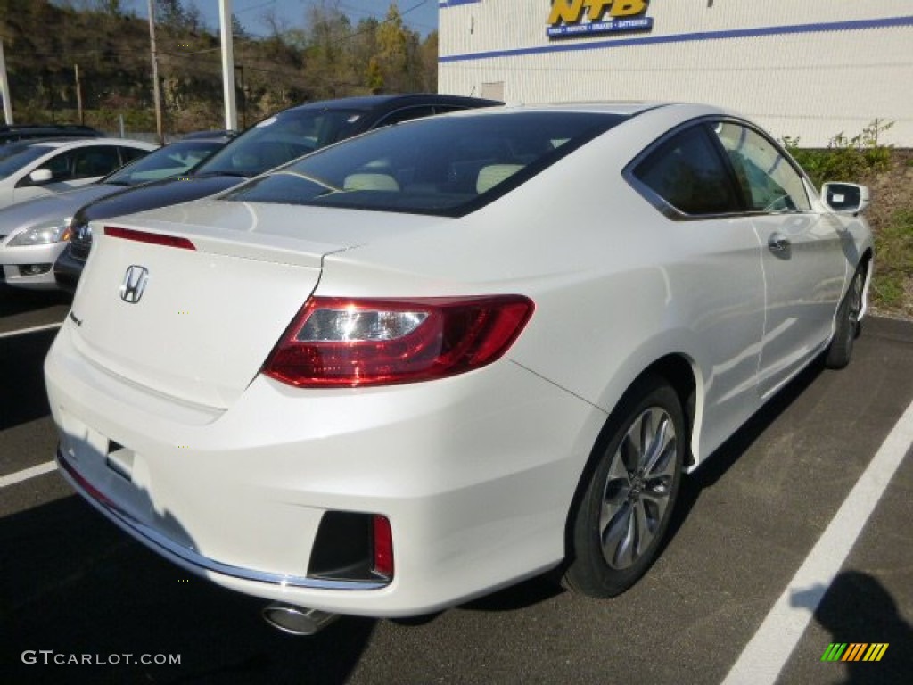 2014 Accord EX-L Coupe - White Orchid Pearl / Ivory photo #3