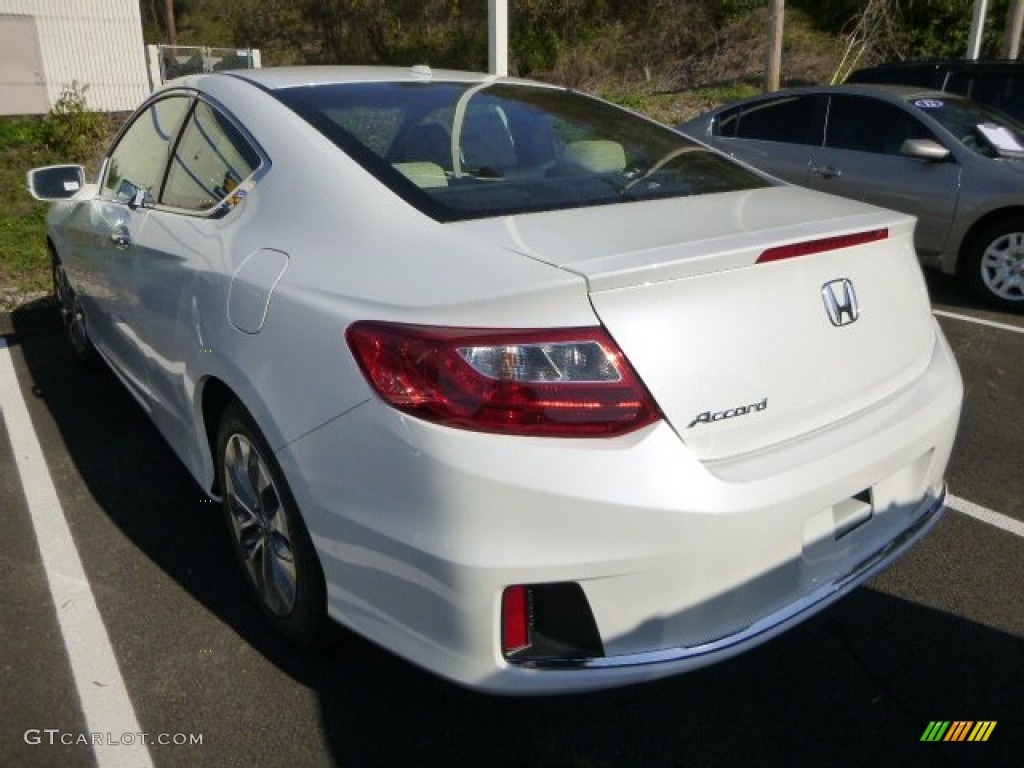 2014 Accord EX-L Coupe - White Orchid Pearl / Ivory photo #4