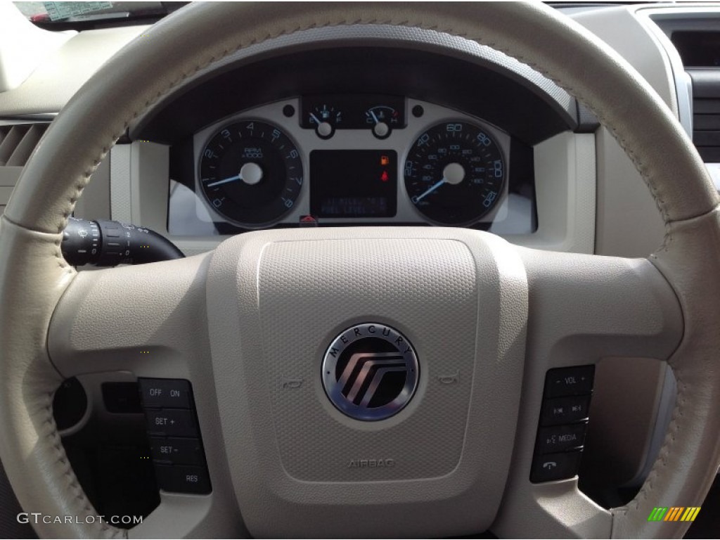 2010 Mariner V6 Premier 4WD - Sangria Red Metallic / Black photo #14