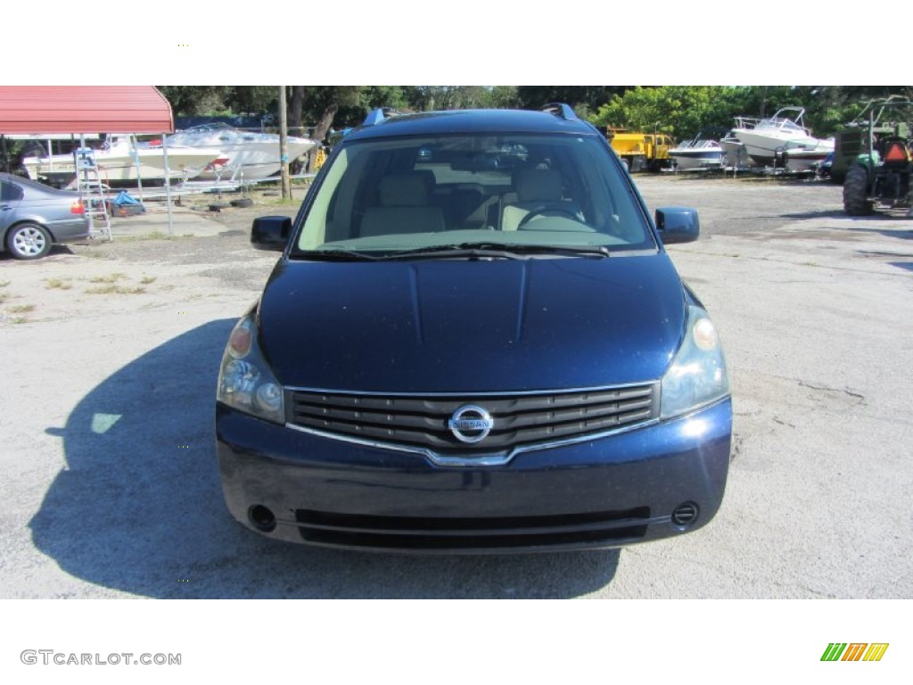 2007 Quest 3.5 S - Majestic Blue Metallic / Gray photo #2