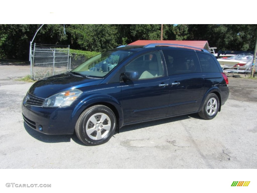 2007 Quest 3.5 S - Majestic Blue Metallic / Gray photo #3