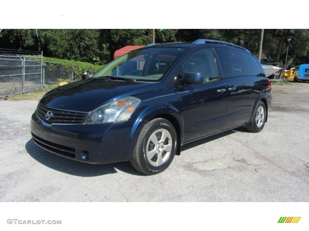 2007 Quest 3.5 S - Majestic Blue Metallic / Gray photo #4