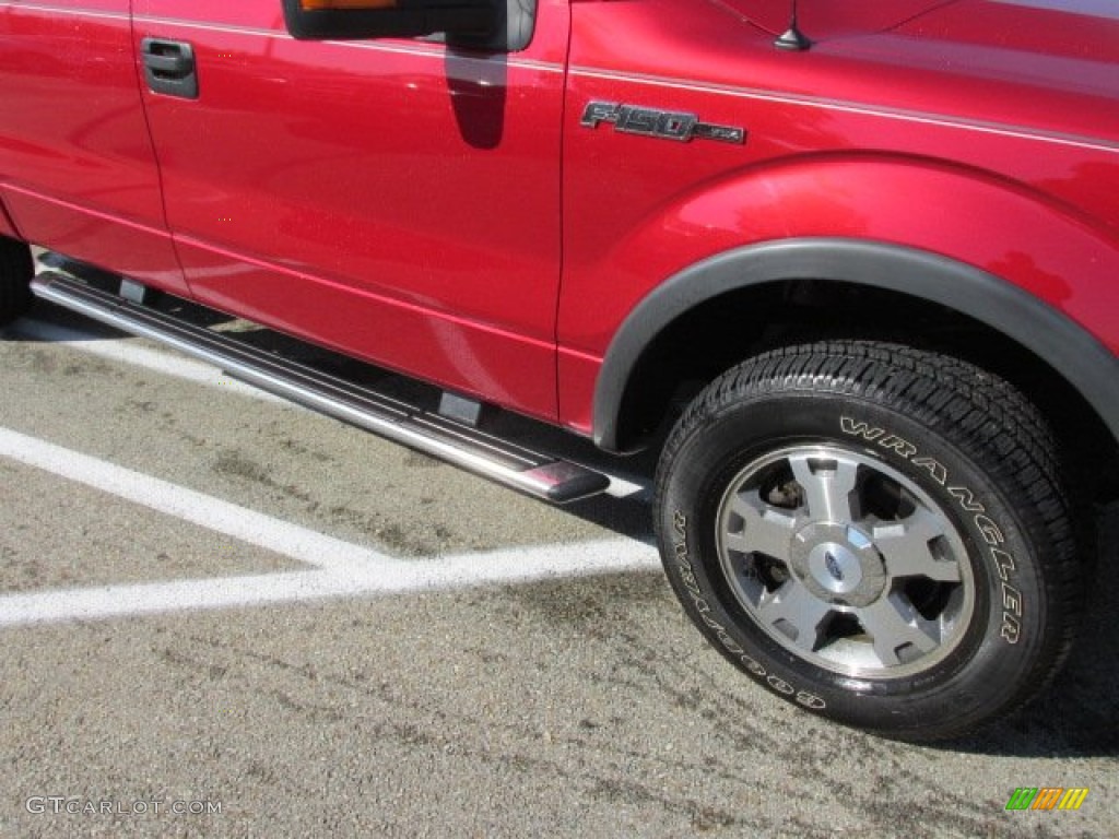 2010 F150 FX4 SuperCrew 4x4 - Red Candy Metallic / Black photo #3