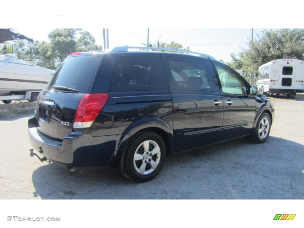 2007 Quest 3.5 S - Majestic Blue Metallic / Gray photo #9