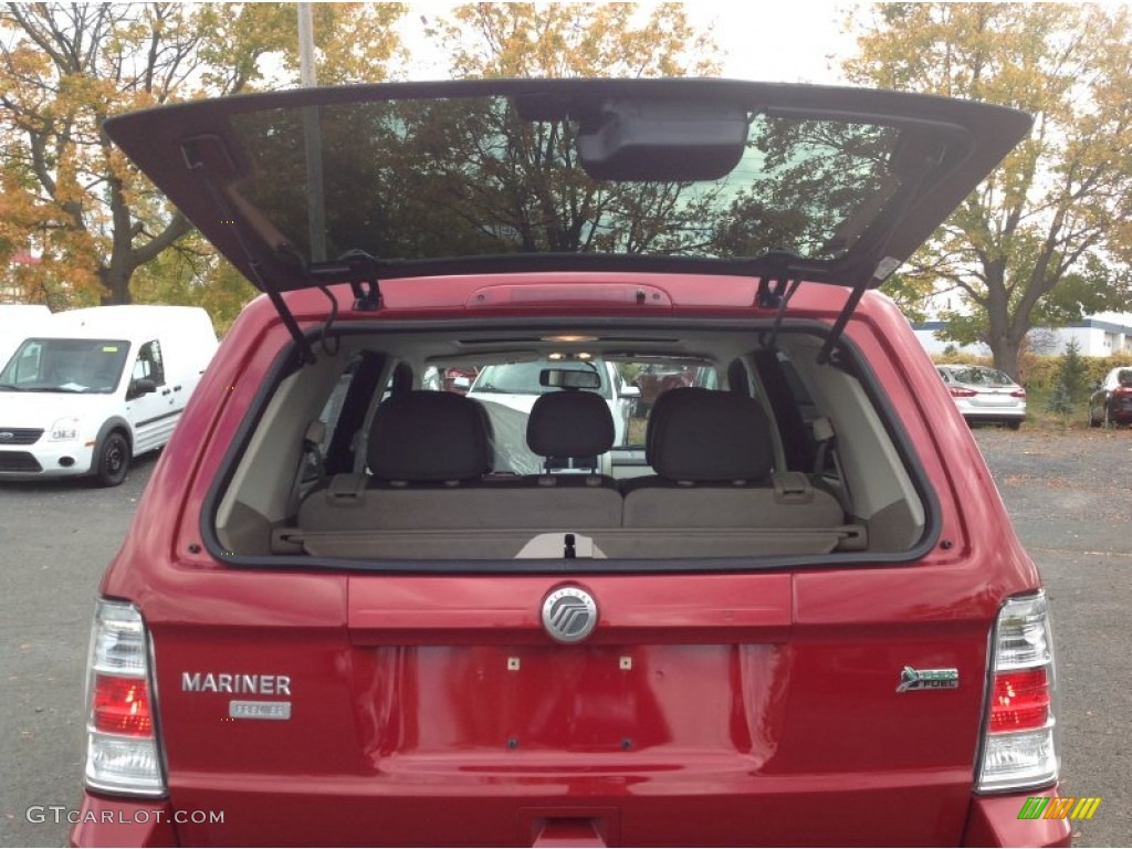 2010 Mariner V6 Premier 4WD - Sangria Red Metallic / Black photo #23