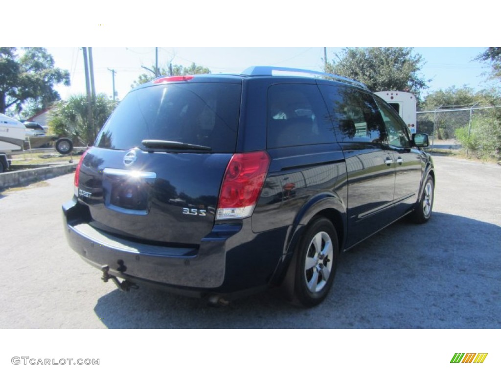2007 Quest 3.5 S - Majestic Blue Metallic / Gray photo #10
