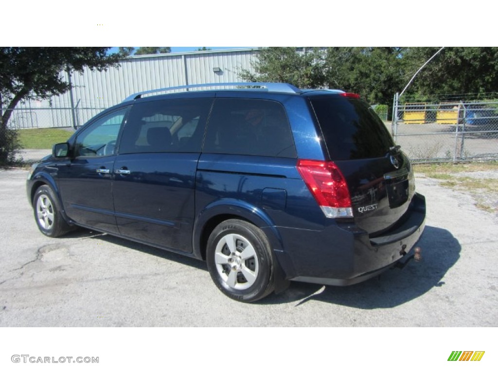 2007 Quest 3.5 S - Majestic Blue Metallic / Gray photo #11