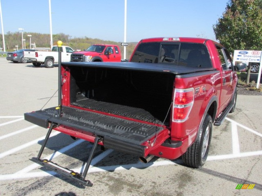 2010 F150 FX4 SuperCrew 4x4 - Red Candy Metallic / Black photo #10