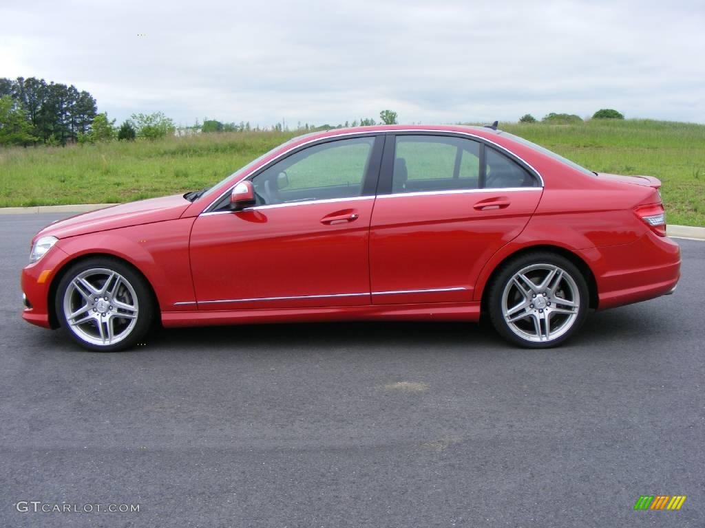 2008 C 350 Sport - Mars Red / Black photo #21