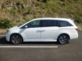 2014 White Diamond Pearl Honda Odyssey Touring Elite  photo #6