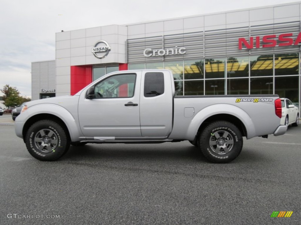 2013 Frontier Desert Runner King Cab - Brilliant Silver / Graphite Steel photo #2