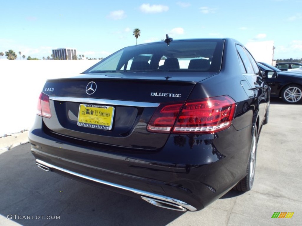 2014 E E250 BlueTEC Sedan - Black / Black photo #4
