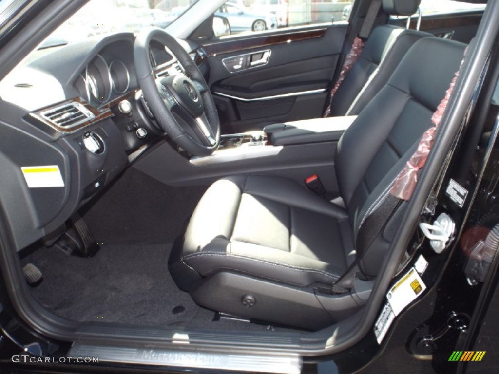 2014 E E250 BlueTEC Sedan - Black / Black photo #7