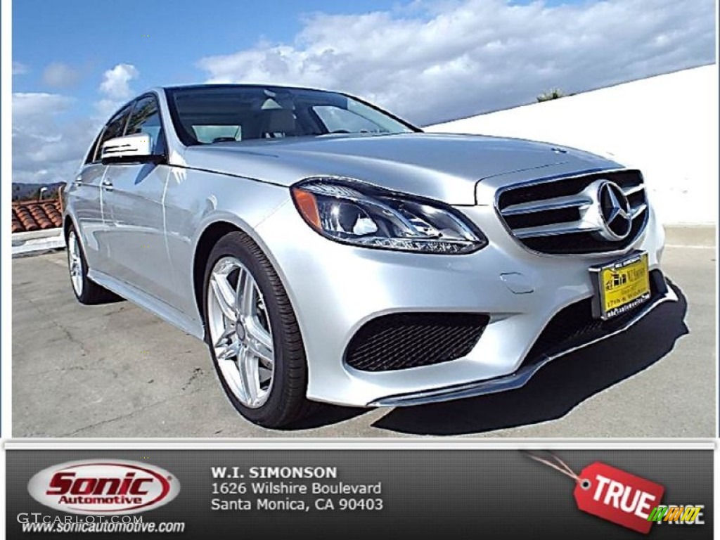 2014 E 350 Sport Sedan - Iridium Silver Metallic / Gray/Dark Gray photo #1