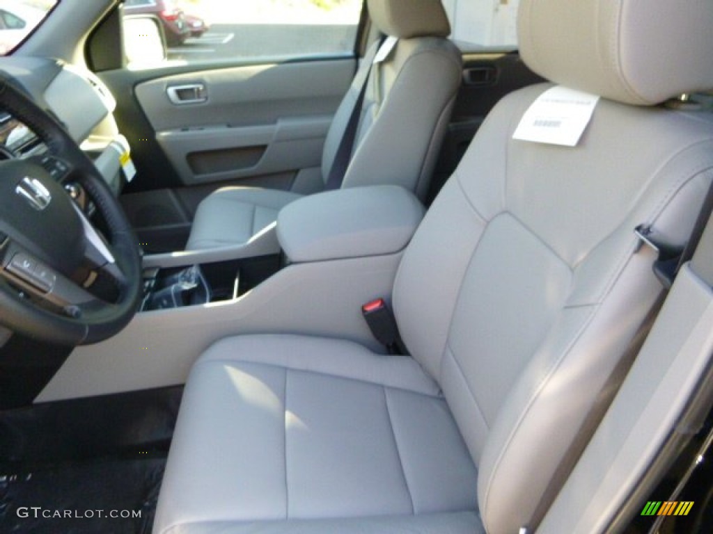 Gray Interior 2014 Honda Pilot EX-L 4WD Photo #87369190