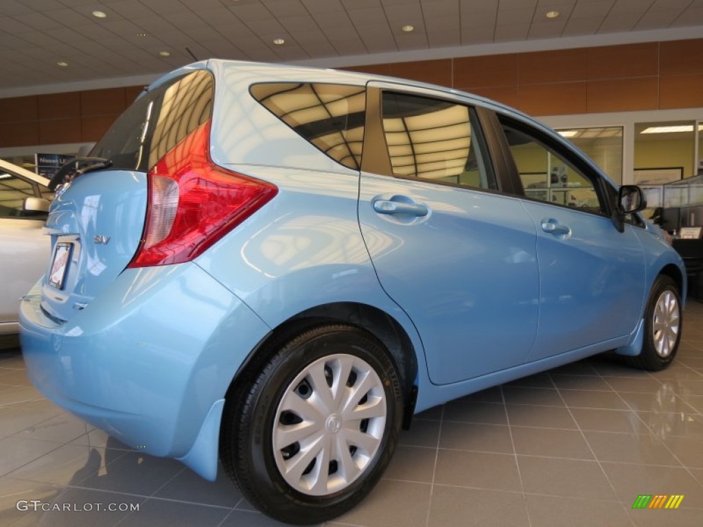 2014 Versa Note SV - Morningsky Blue / Charcoal photo #4
