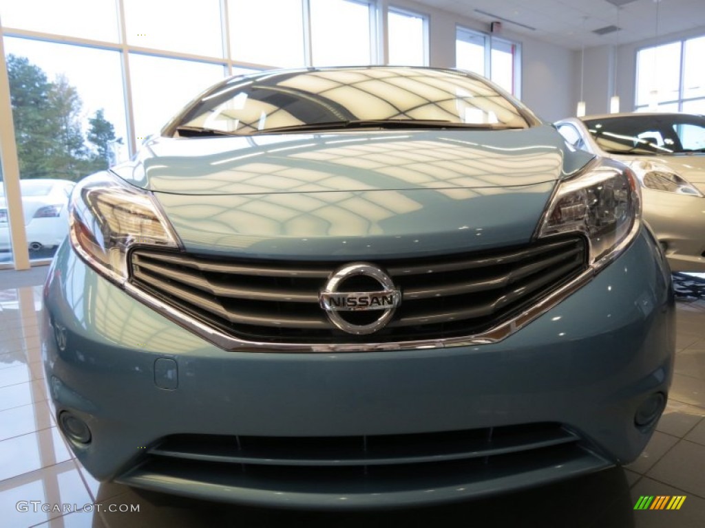 2014 Versa Note SV - Morningsky Blue / Charcoal photo #6