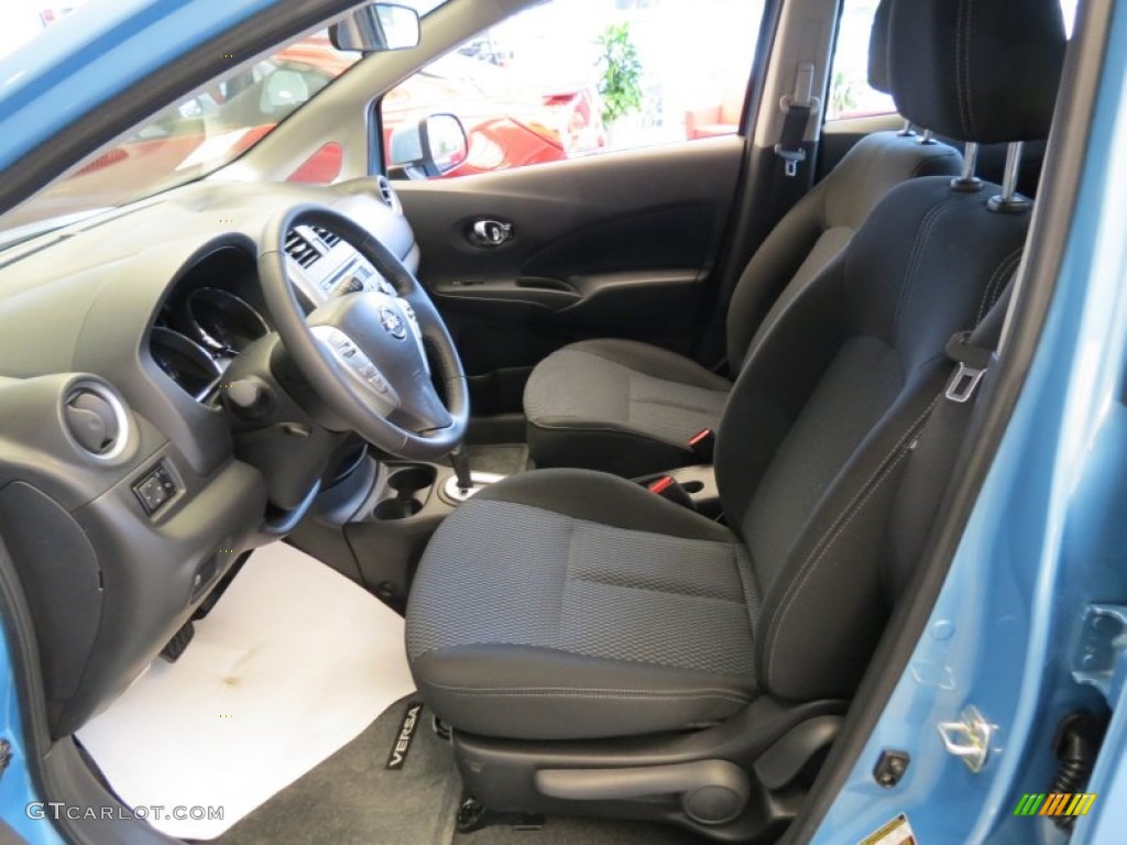 2014 Versa Note SV - Morningsky Blue / Charcoal photo #8