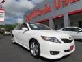 2011 Super White Toyota Camry SE V6  photo #1