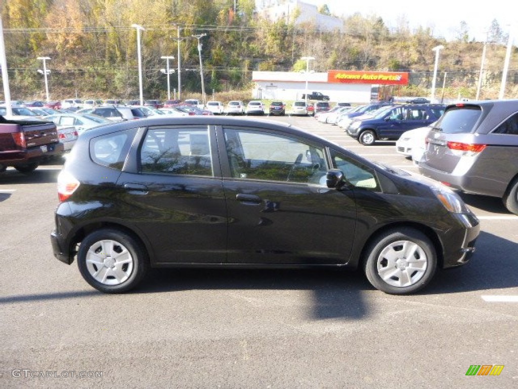 2013 Fit  - Crystal Black Pearl / Gray photo #2