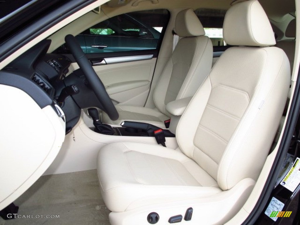 Cornsilk Beige Interior 2014 Volkswagen Passat 1.8T Wolfsburg Edition Photo #87370438