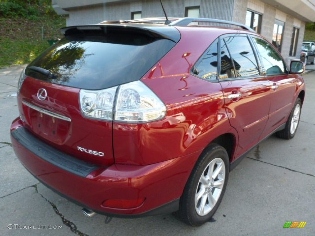 2009 RX 350 AWD - Matador Red Mica / Parchment photo #10