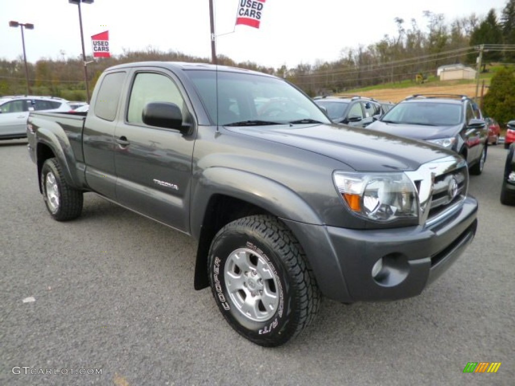 2009 Tacoma V6 TRD Access Cab 4x4 - Magnetic Gray Metallic / Graphite Gray photo #1