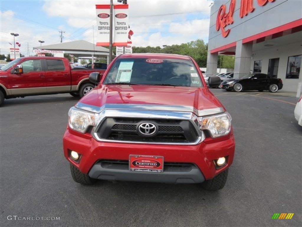 2012 Tacoma V6 TRD Prerunner Double Cab - Barcelona Red Metallic / Graphite photo #2