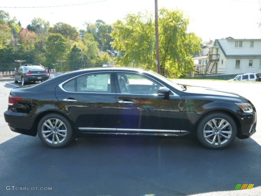 Obsidian Black 2014 Lexus LS 460 AWD Exterior Photo #87371548