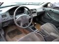 2000 Honda Civic Gray Interior Prime Interior Photo