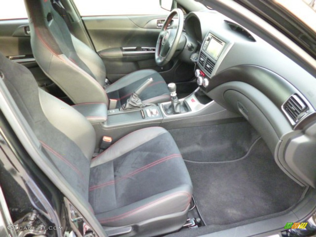 STi Black Alcantara/Carbon Black Interior 2013 Subaru Impreza WRX STi 5 Door Photo #87371920