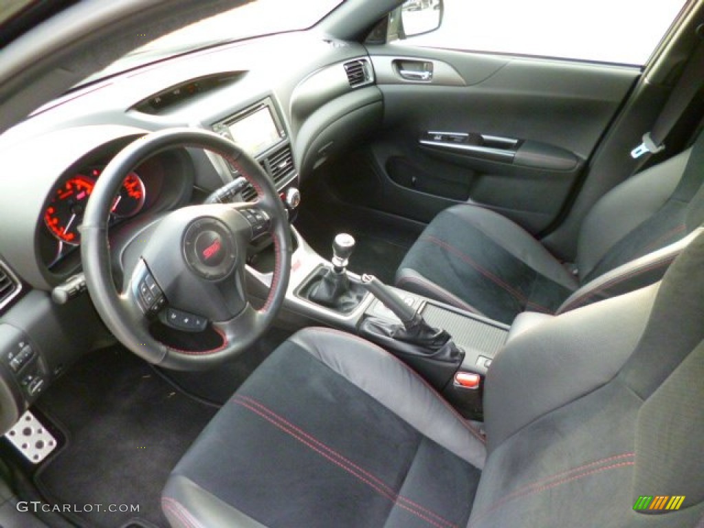 STi Black Alcantara/Carbon Black Interior 2013 Subaru Impreza WRX STi 5 Door Photo #87371992