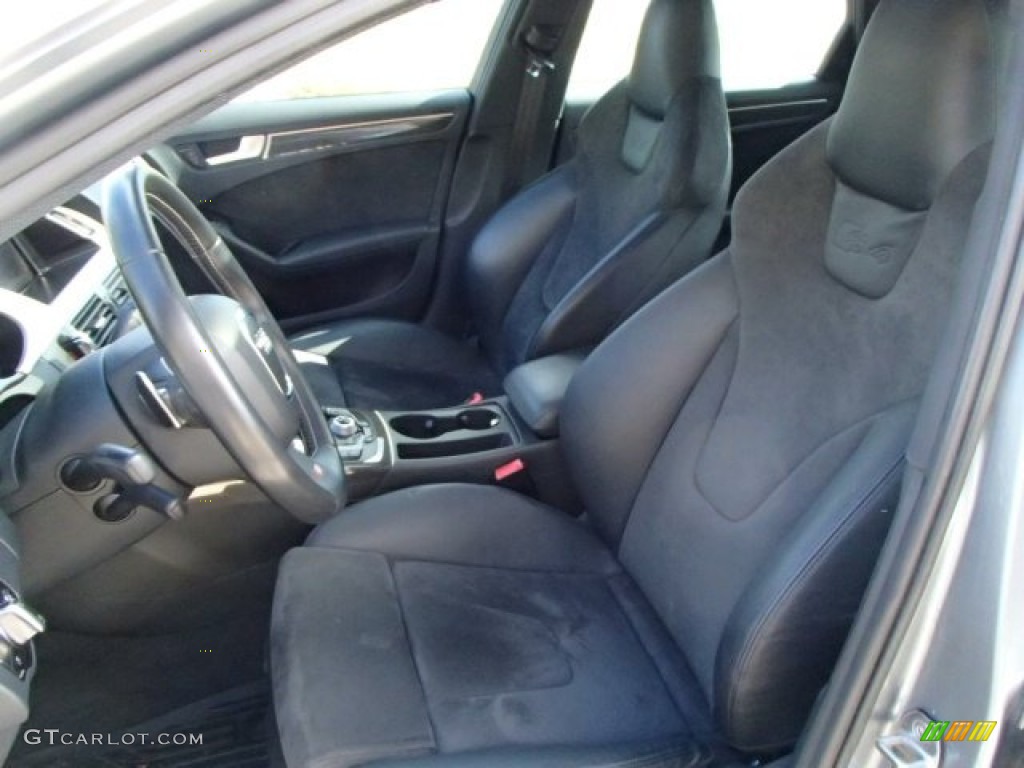Black Interior 2010 Audi S4 3.0 quattro Sedan Photo #87372187