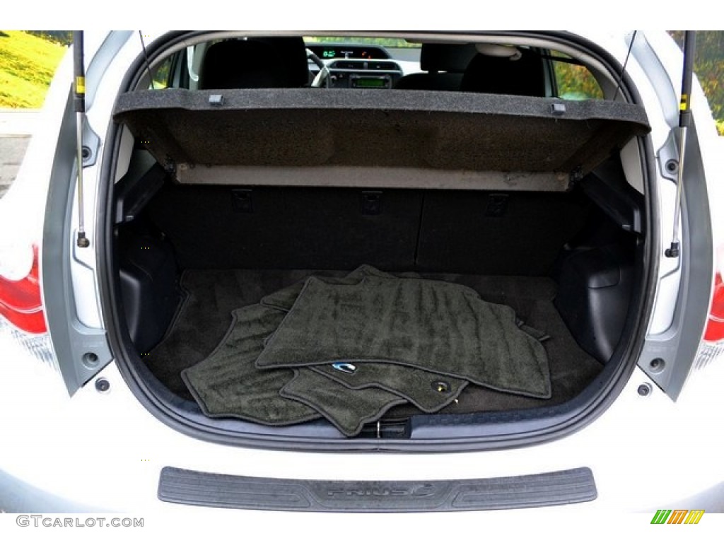 2012 Prius c Hybrid Two - Classic Silver Metallic / Light Blue Gray/Black photo #23