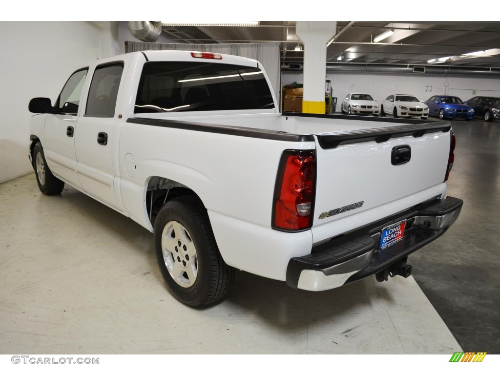 2006 Silverado 1500 LS Crew Cab - Summit White / Dark Charcoal photo #8