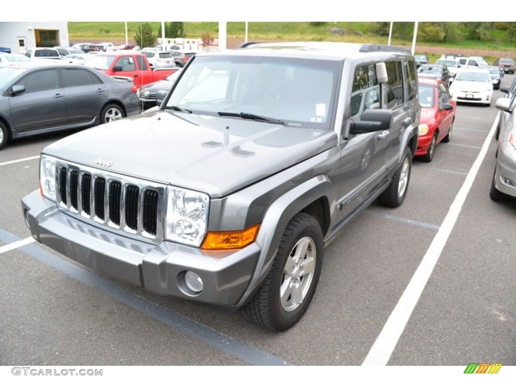 2007 Commander Sport 4x4 - Mineral Gray Metallic / Medium Slate Gray photo #4